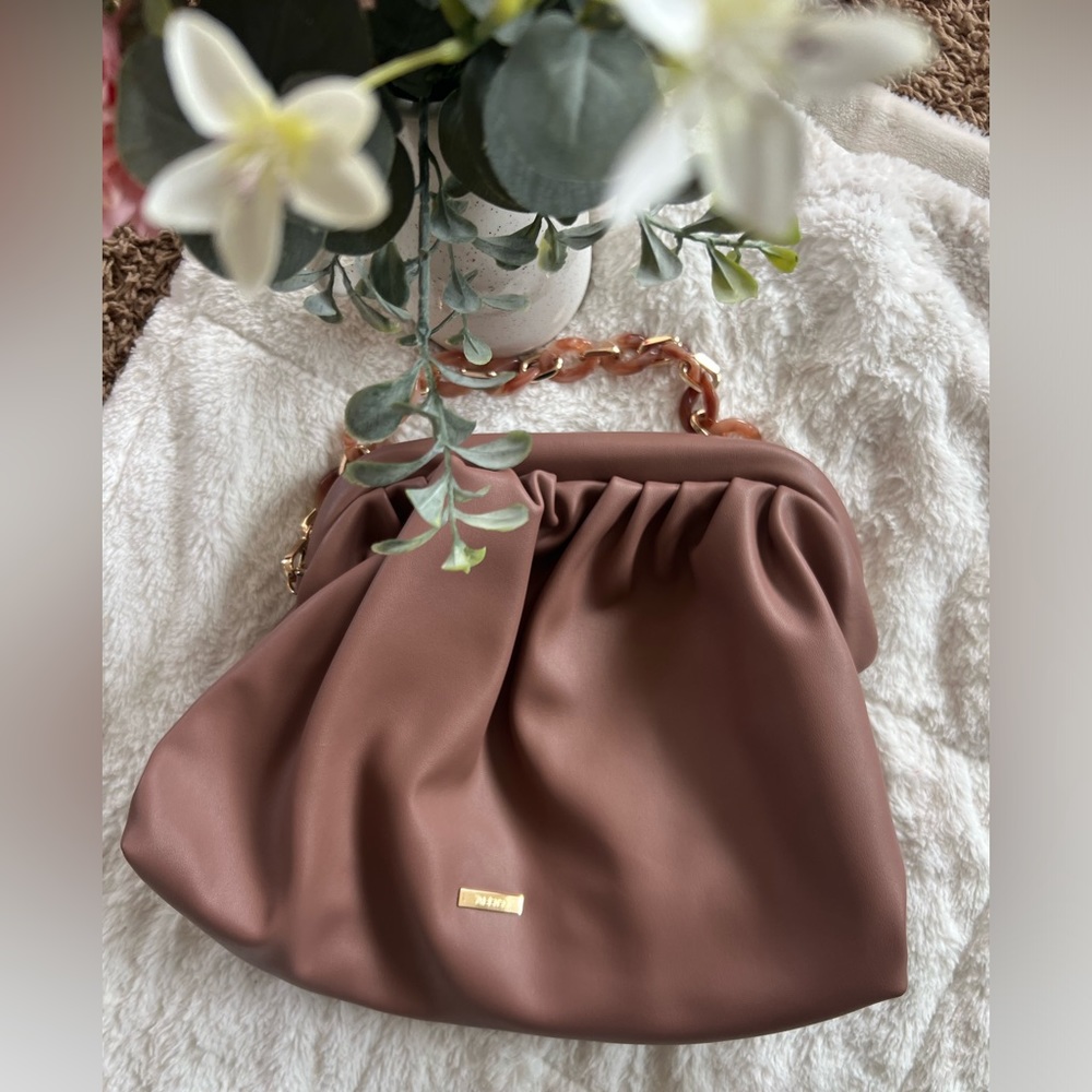 Aldo Pink Clutch Purse w/ Over Shoulder Strap